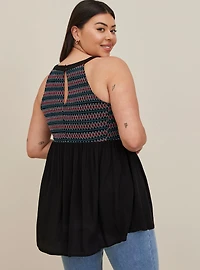 Smocked Halter Top