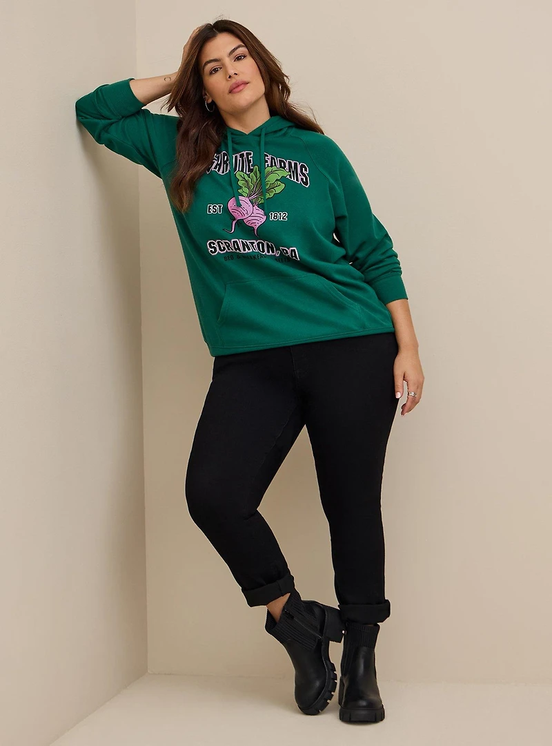 The Office Schrute Farms Cozy Fleece Pullover Hoodie