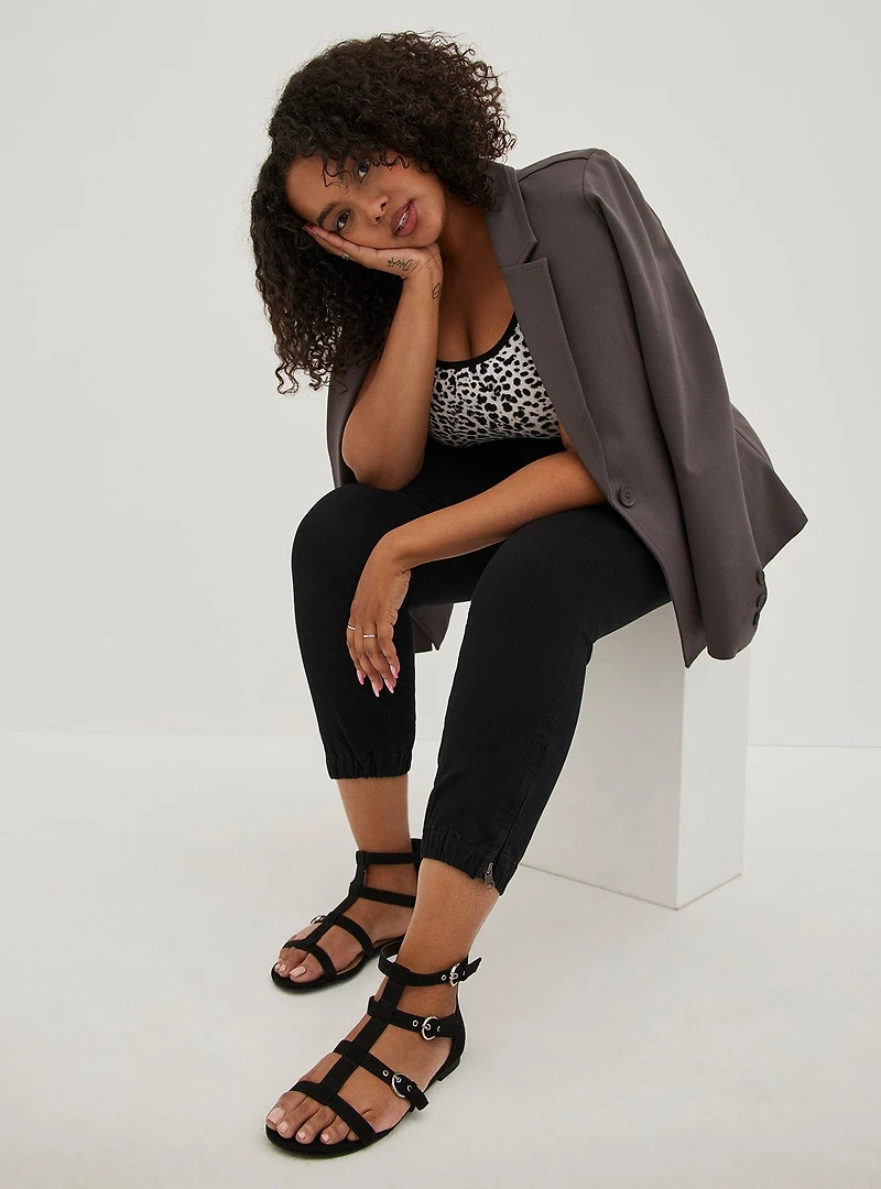 Comfort Flex Waistband Classic Fit Jogger Stretch Twill High-Rise Pant