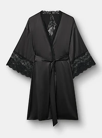 Satin And Lace Retro Robe