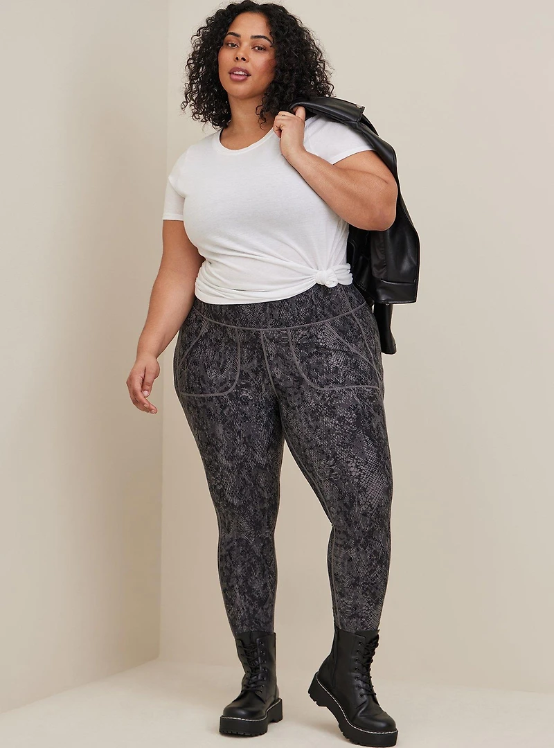 4 Pocket Crop Active Legging