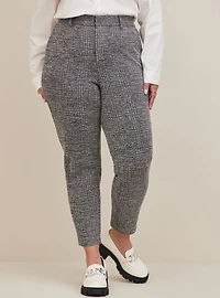 Comfort Flex Waistband Slim Taper Studio Double Knit High-Rise Pant