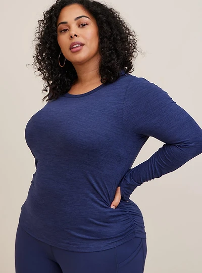 Super Soft Performance Jersey Long Sleeve Active Tee