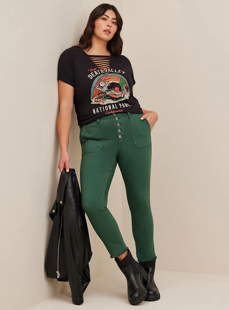 Death Valley Cotton Poly Slash Tee