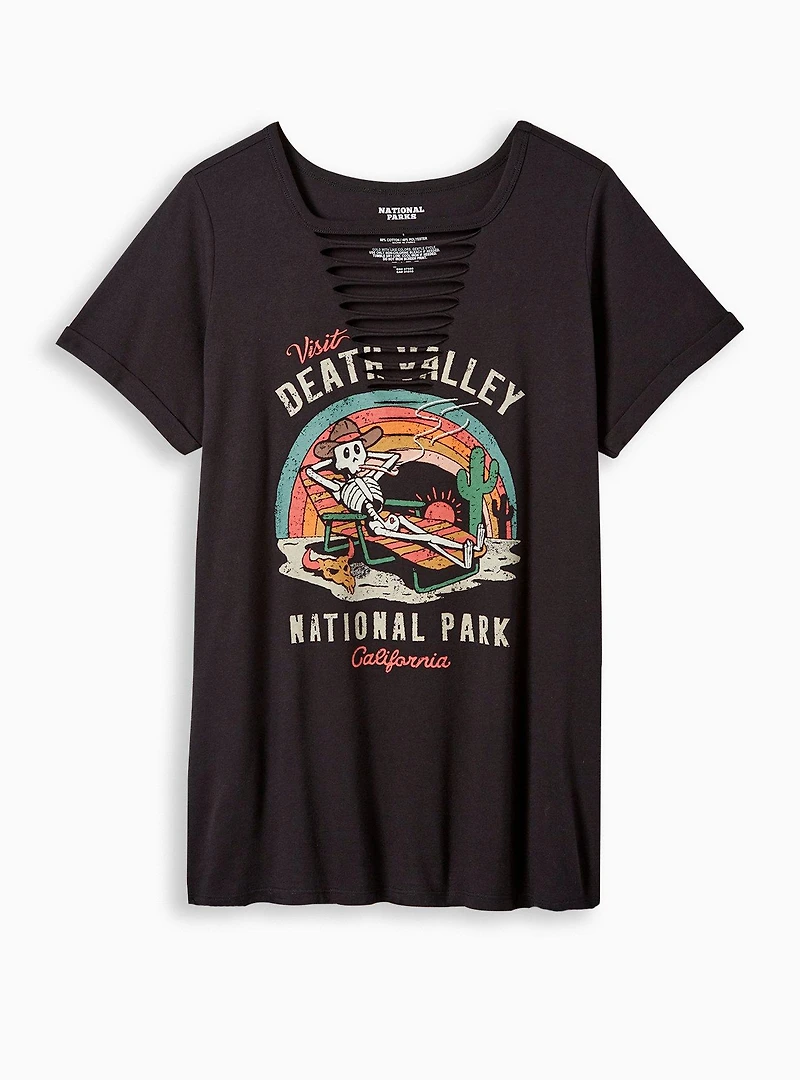Death Valley Cotton Poly Slash Tee