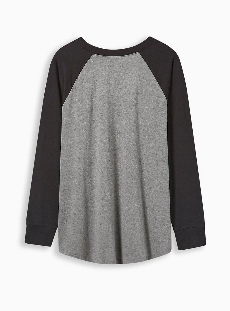 The Sandlot Classic Fit Cotton Raglan Long Sleeve Tee