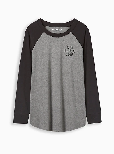 The Sandlot Classic Fit Cotton Raglan Long Sleeve Tee