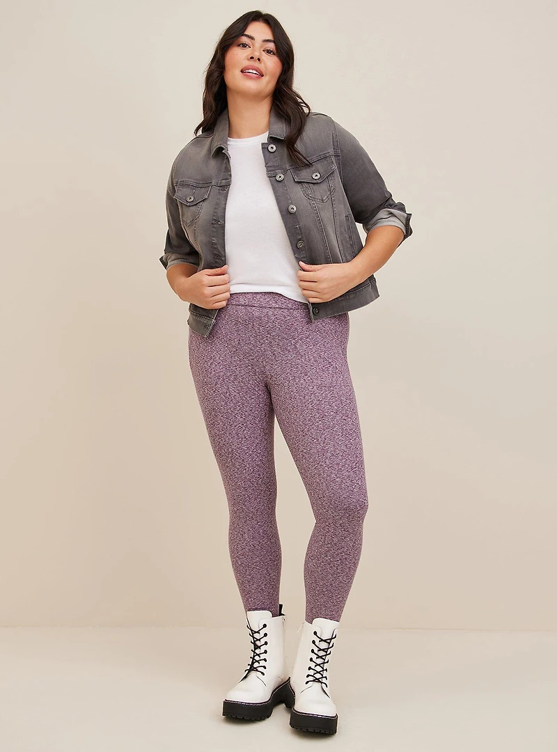 Full-Length Signature Waist Brushed Jersey Legging