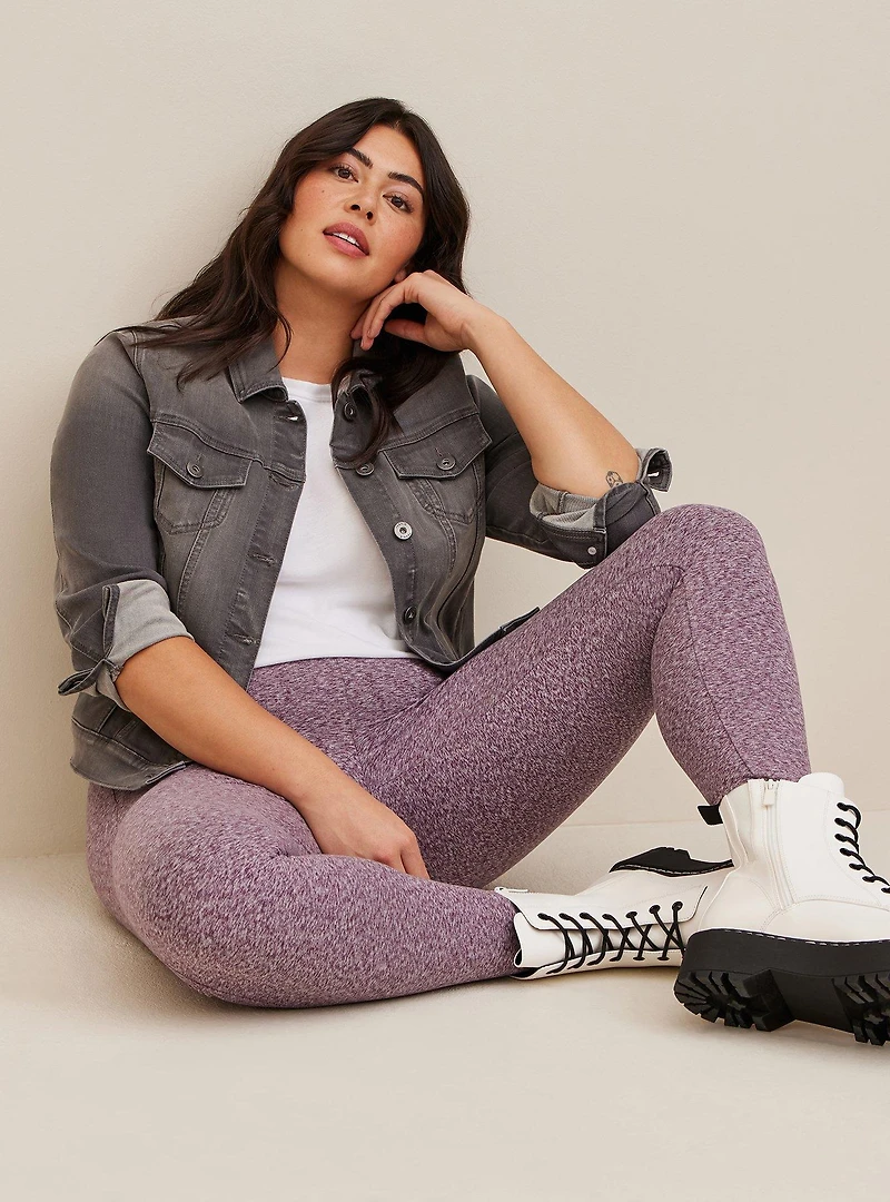 Full-Length Signature Waist Brushed Jersey Legging