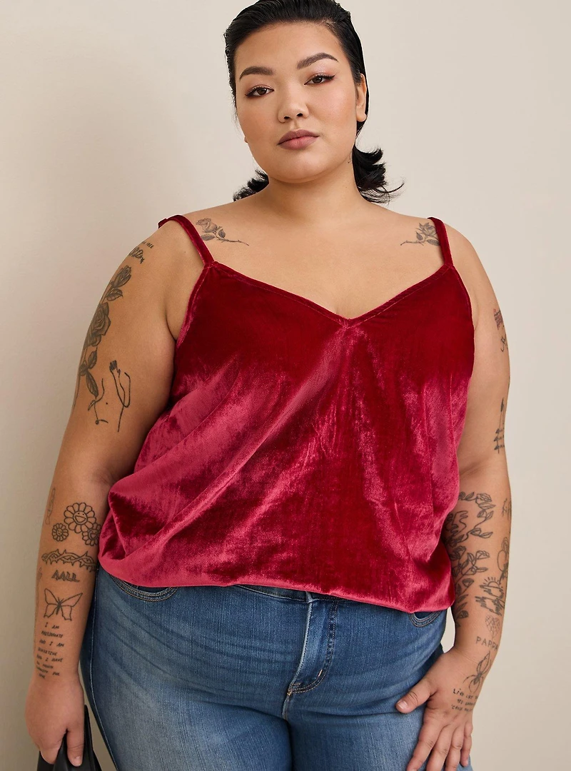 Sophie Velvet Swing Cami