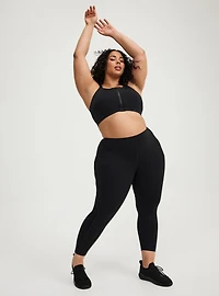 Wire-Free Hi-Impact Zip-Front Sports Bra