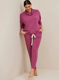 Dream Fleece Cowl Neck Long Sleeve Lounge Sweatshirt
