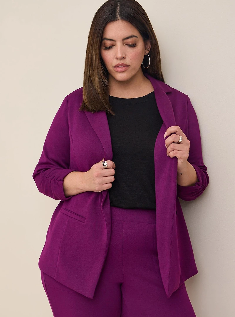 Studio Cupro Single Button Blazer