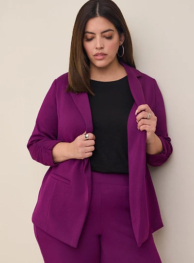 Studio Cupro Single Button Blazer