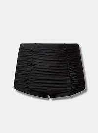 High Rise Midfit Ruched Swim Bottom