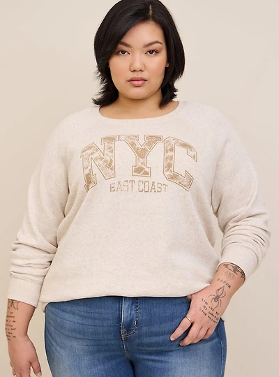 NYC Classic Fit Cozy Fleece Sweatshirt