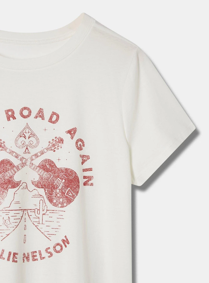 Willie Nelson Classic Fit Cotton Crew Tee