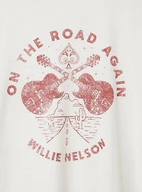 Willie Nelson Classic Fit Cotton Crew Tee