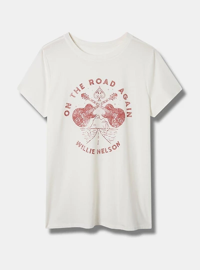 Willie Nelson Classic Fit Cotton Crew Tee