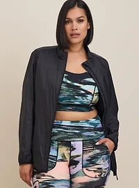 Happy Camper Nylon Woven Lightweight Active Jacket