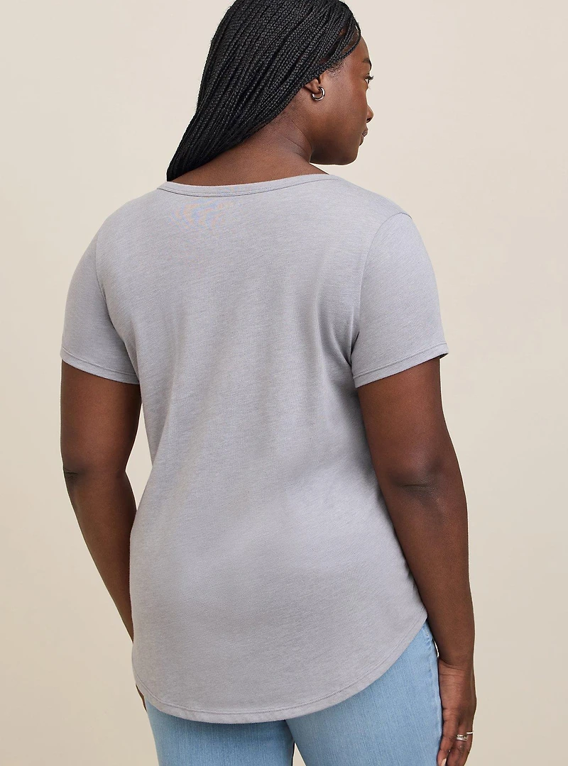 Girlfriend Signature Jersey V-Neck Tee