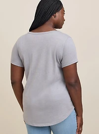 Girlfriend Signature Jersey V-Neck Tee