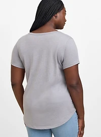 Girlfriend Signature Jersey V-Neck Tee