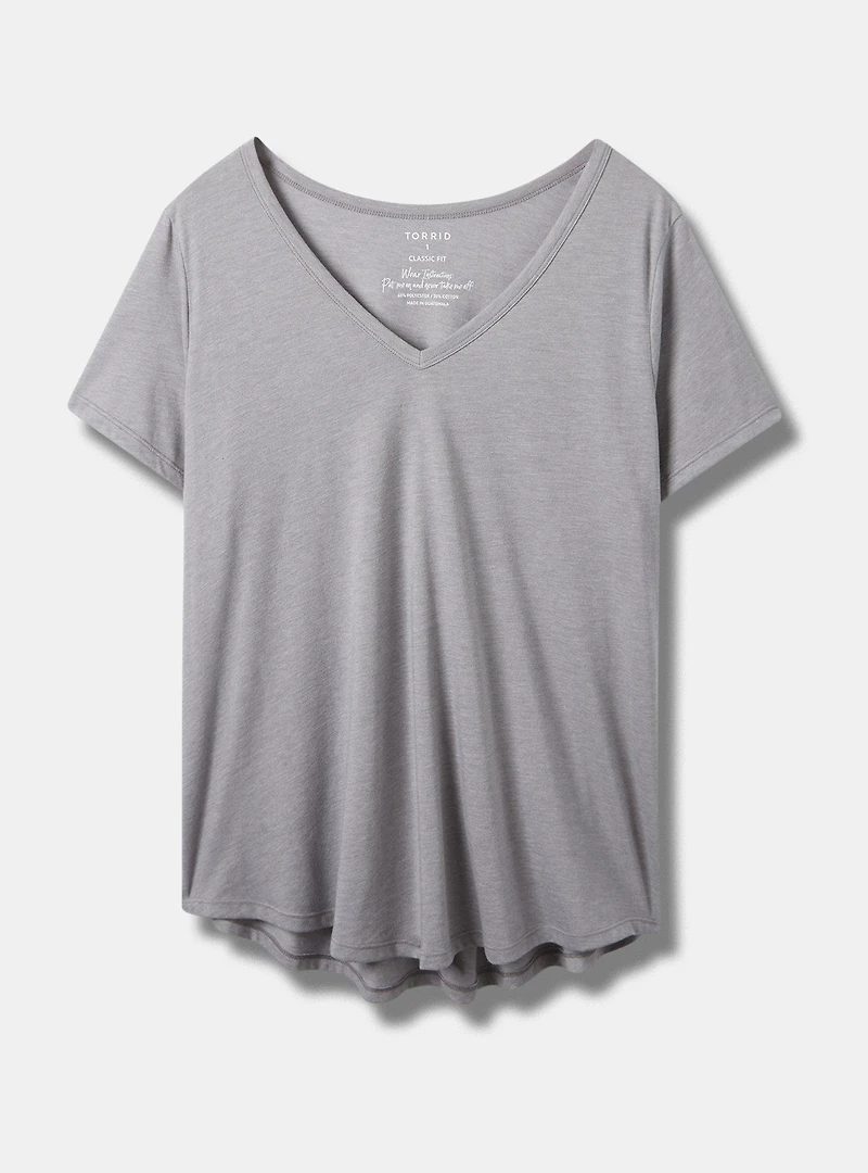Girlfriend Signature Jersey V-Neck Tee