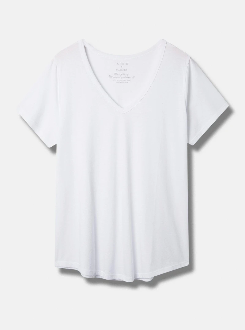 Girlfriend Signature Jersey VNeck Tee