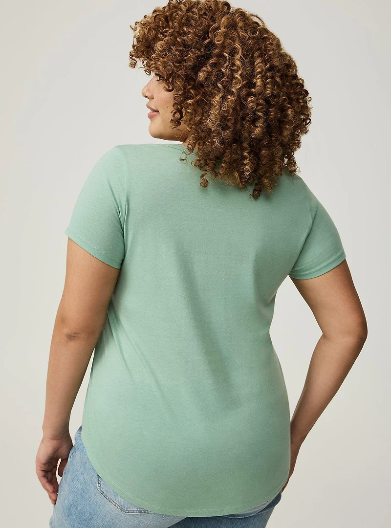 Girlfriend Signature Jersey VNeck Tee