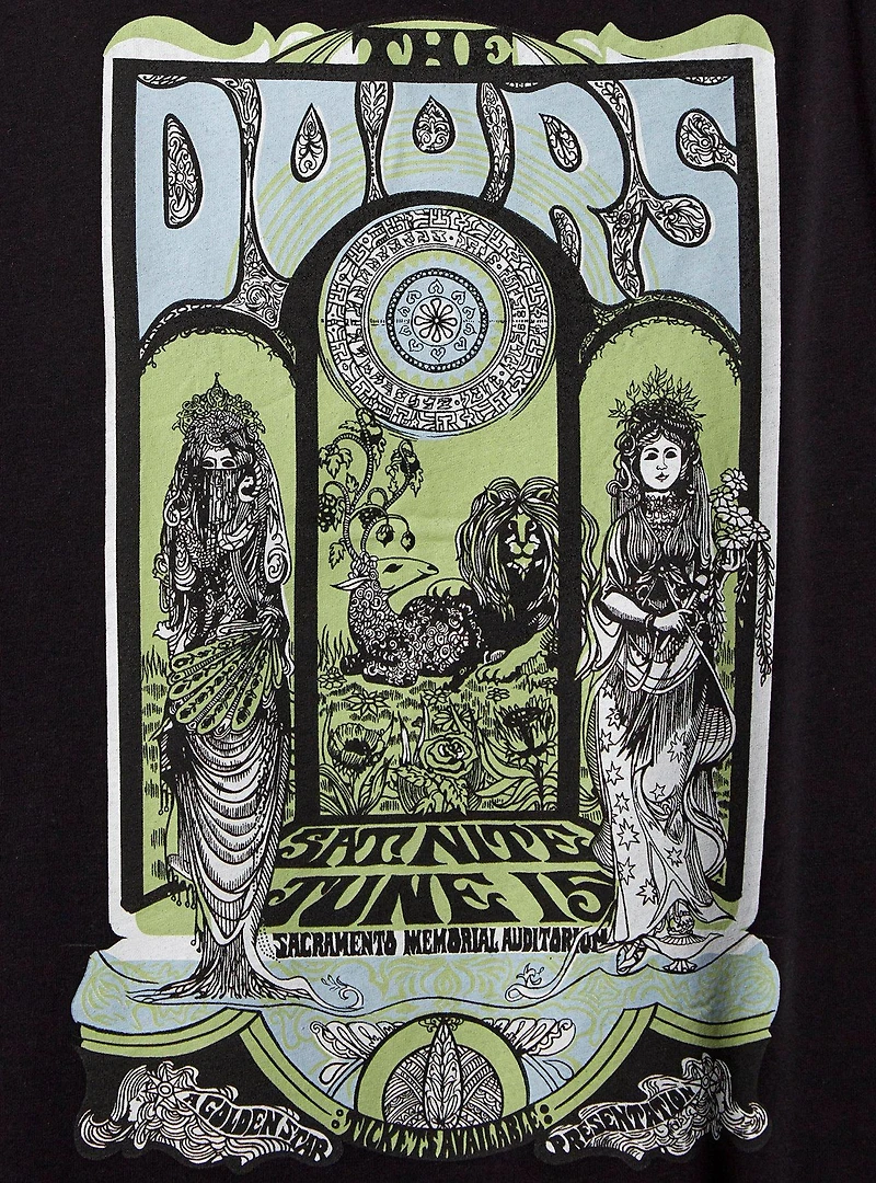 The Doors Classic Fit Cotton One Shoulder Tee