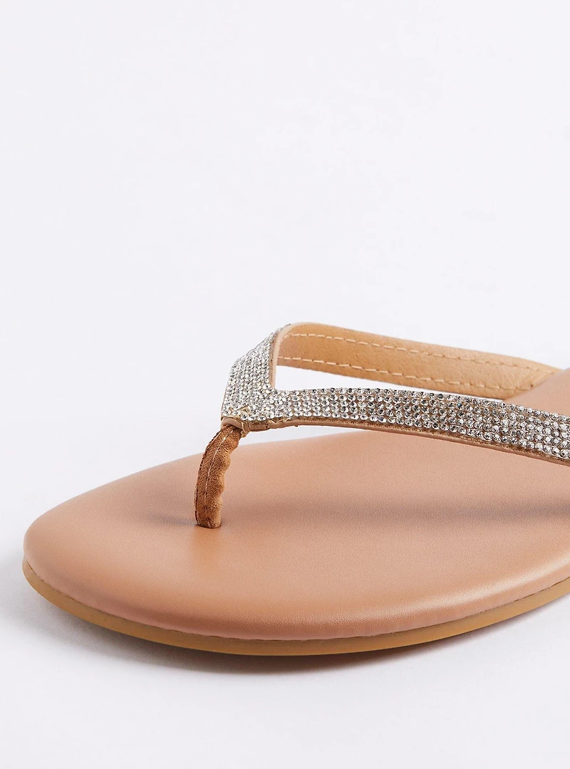 Rhinestone Flip Flop (WW)