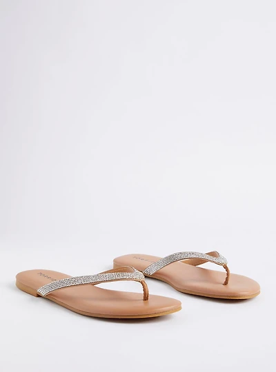 Rhinestone Flip Flop (WW)