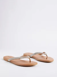 Rhinestone Flip Flop (WW)
