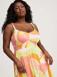 Maxi V-Neck Tiered Dress