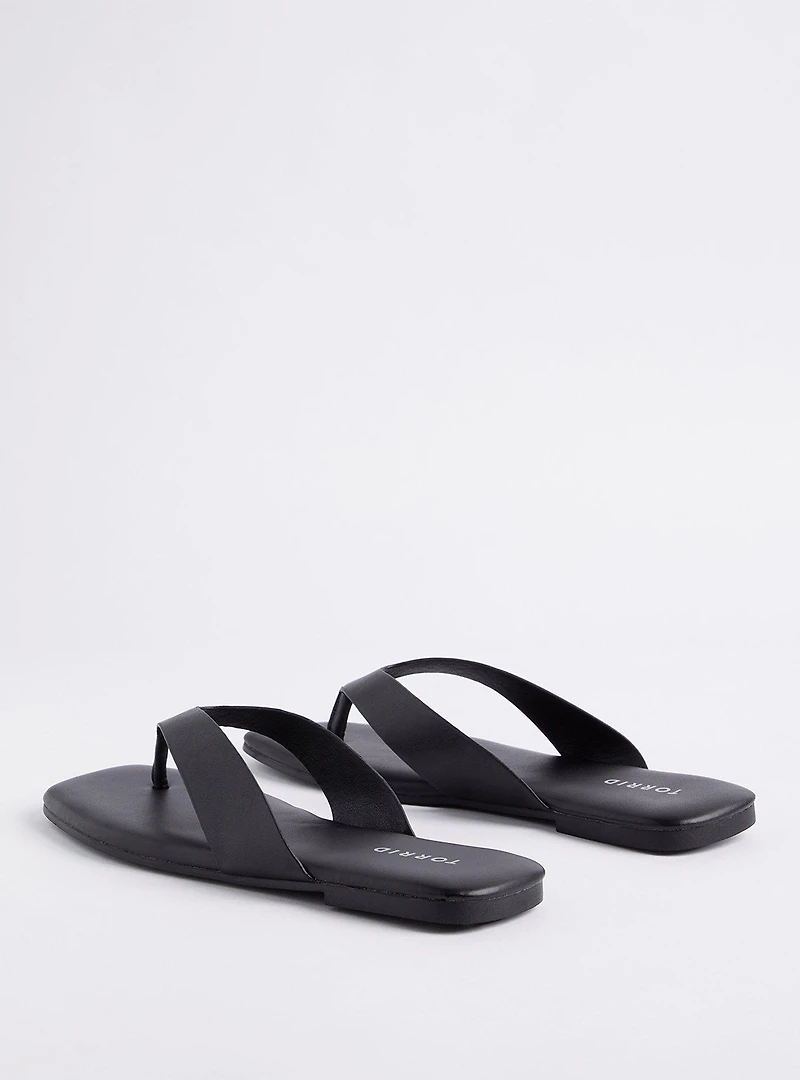 Square Toe Flip-Flop (WW