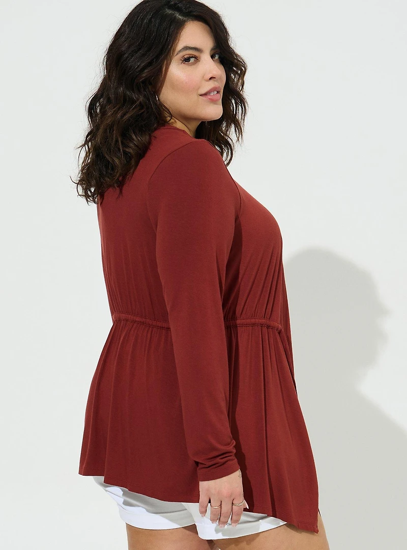Super Soft Cinch-Front Anorak