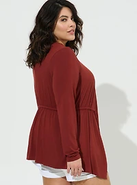 Super Soft Cinch-Front Anorak