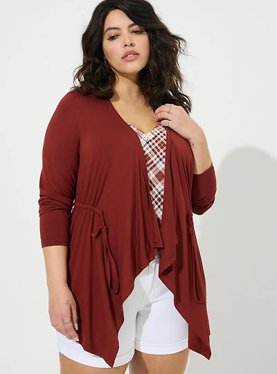 Super Soft Cinch-Front Anorak