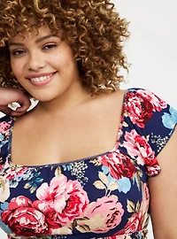 Cinched Waist Babydoll Tank