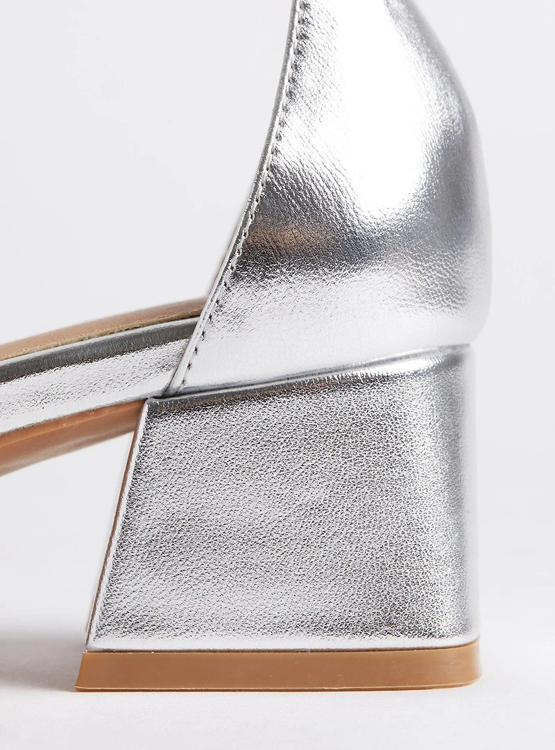 Embellished Block Heel Sandal (WW)