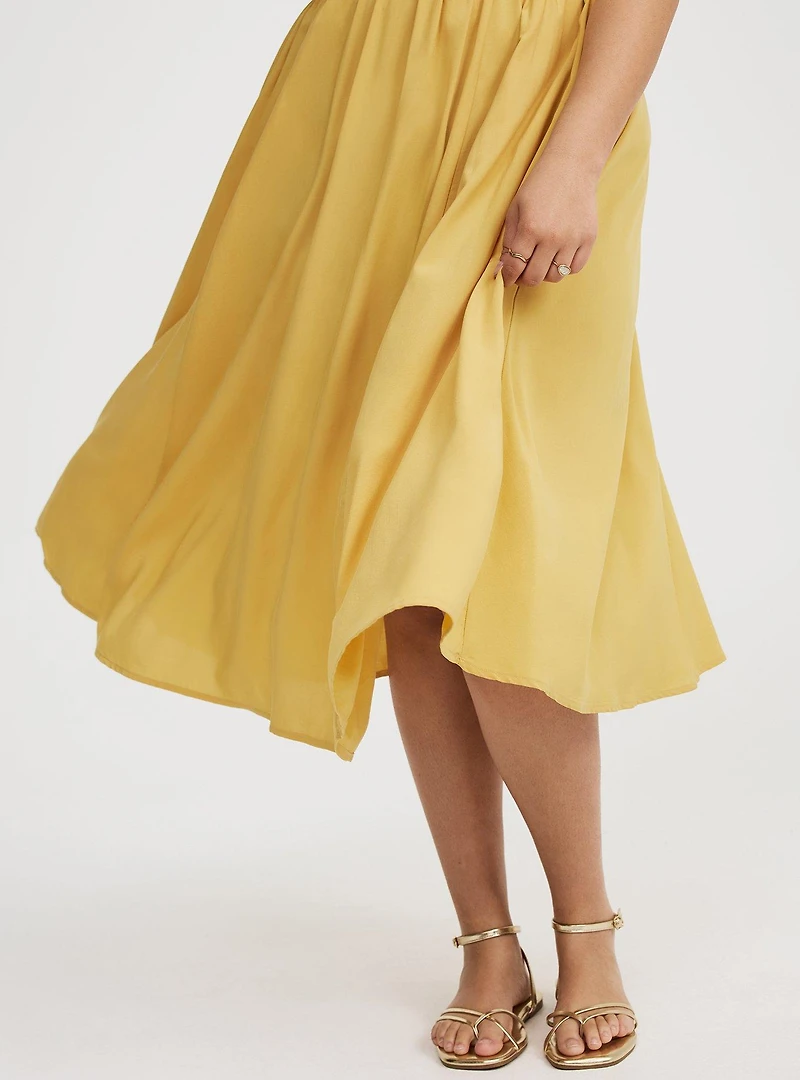 Midi Washable Challis Sundress