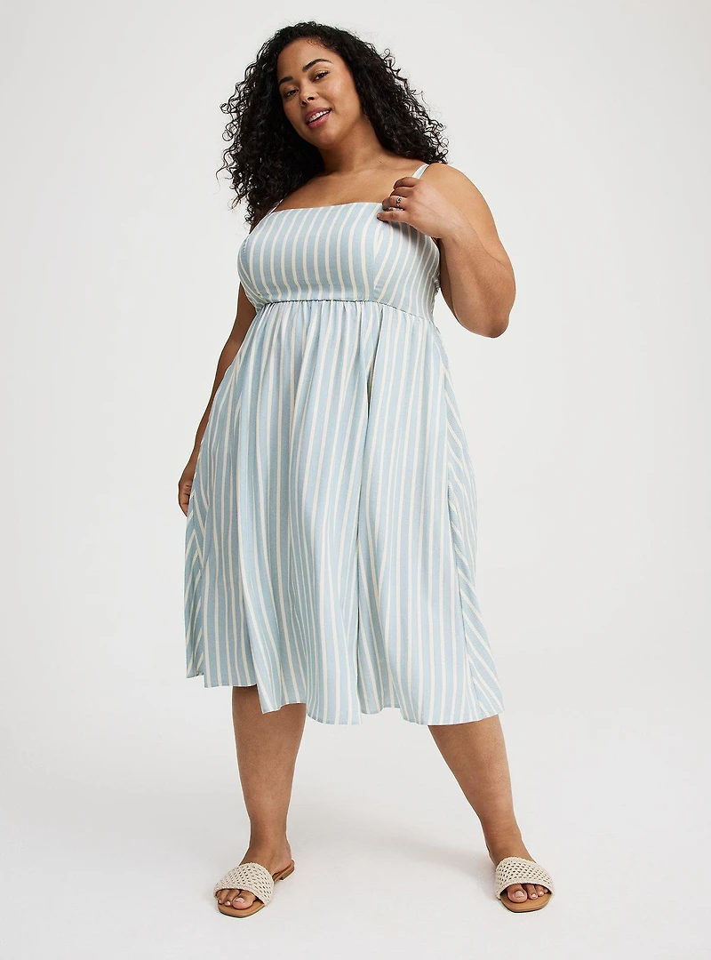 Midi Washable Challis Sundress