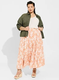 Lightweight Linen Blend V-Neck Dolman Tee