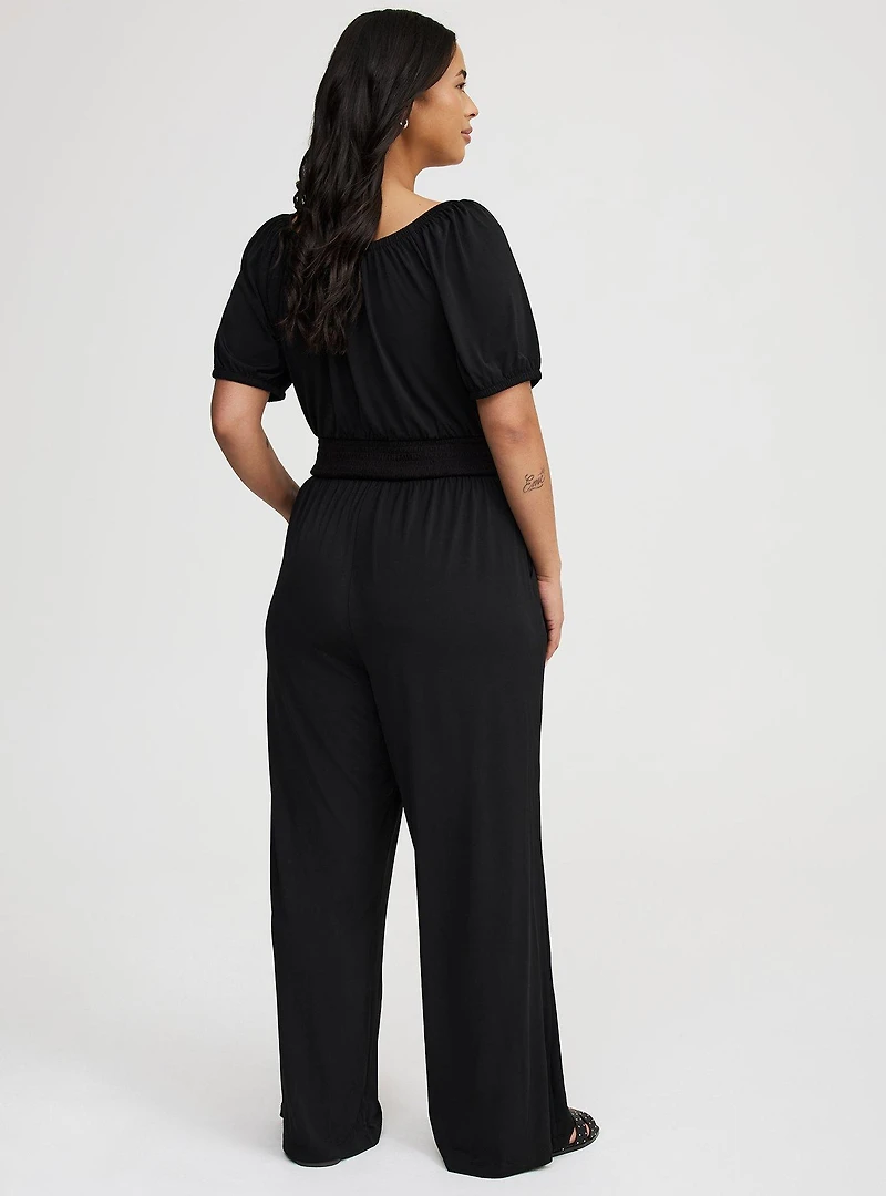 Puff Sleeve Jumpsuit