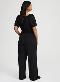 Puff Sleeve Jumpsuit