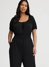 Puff Sleeve Jumpsuit