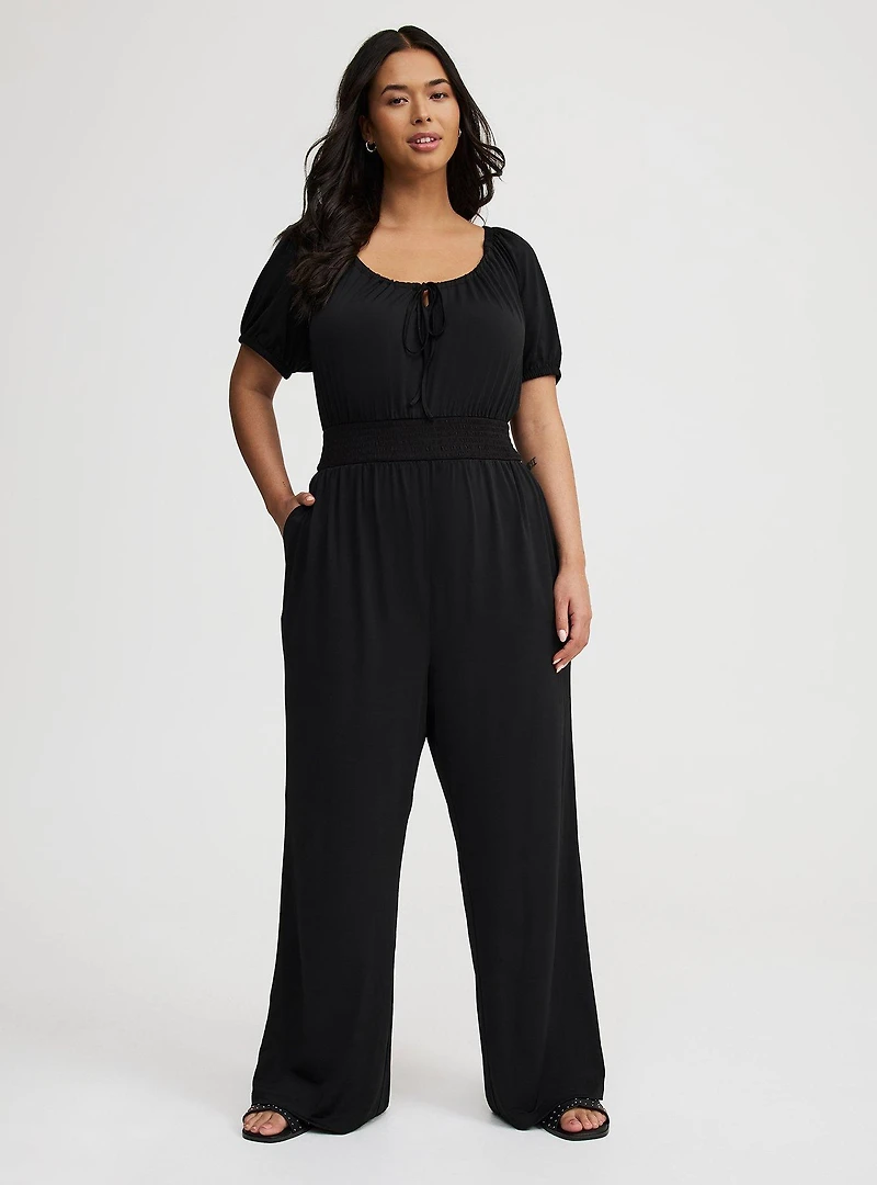 Puff Sleeve Jumpsuit