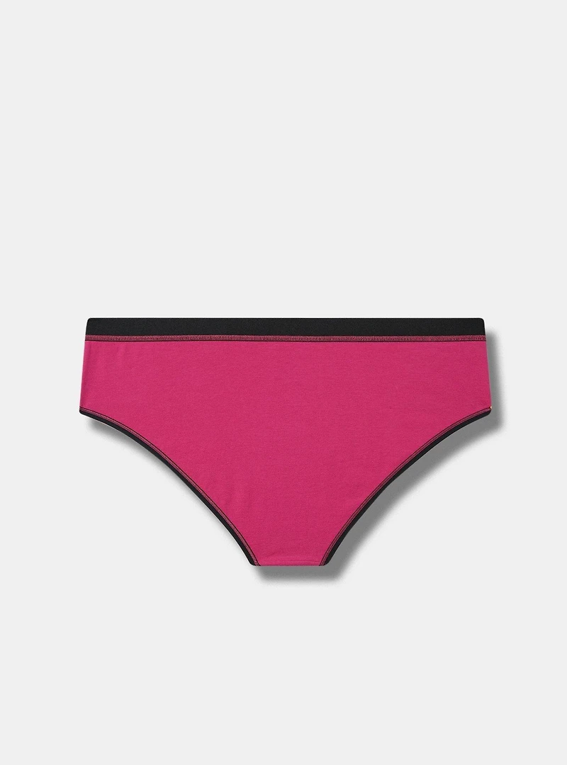 Cotton Mid Rise Hipster Panty
