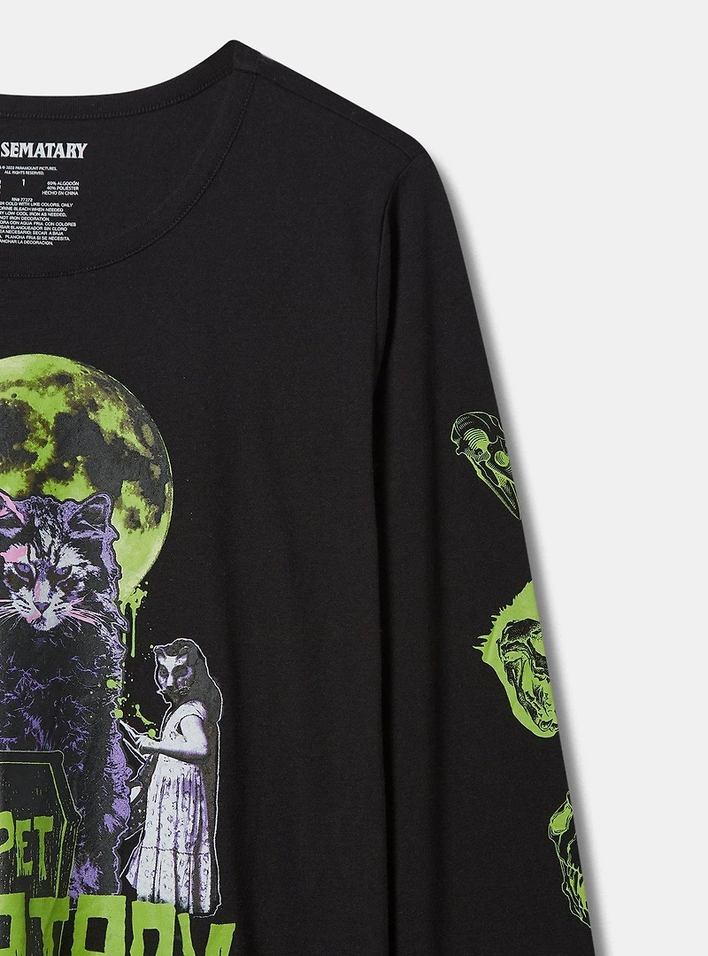 Pet Sematary Classic Fit Cotton Long Sleeve Tee